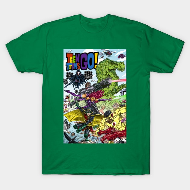 Teen Titans Go! T-Shirt by Rudeman